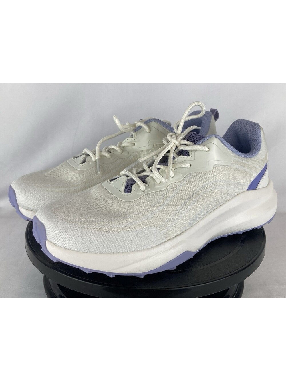 Women’s Size 9 Khombu Patan Memory Foam Trail Running Shoes White Lavender Mesh